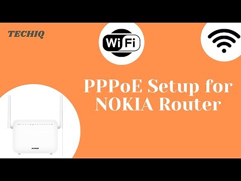 How to Configure PPPoE connection for Nokia WIFI Router || TechIQ