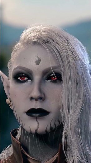 Dark Urge drow #baldursgate3 #bg3 #charactercreation #durge #darkurge