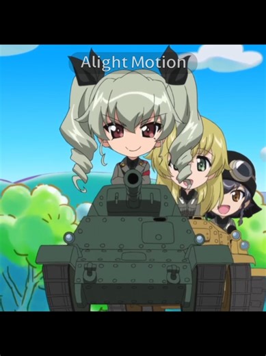First time trying Alight Motion | Anchovy Edit | #girlsundpanzer #gup #anzio #anchovy #yukiyukite
