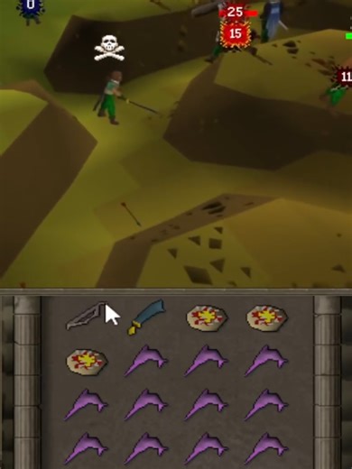 40 Att 97 Str 95 Range 1 Pray - Goblin Cannon Delay Faceplant #osrs #oldschoolrunescape #runescape #pking #gamingtiktok twitch Kryptic