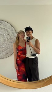 Can’t wait for our next beach destination heading out to somewhere cold next 👀🌟 comment “outfits” for the links for the vacation outfits [tropical island, couple, multicultural couple, blue water beaches] #outfits #coupletrends #multiculturalcouple #beach #travel #relatable | Kat and Sourabh