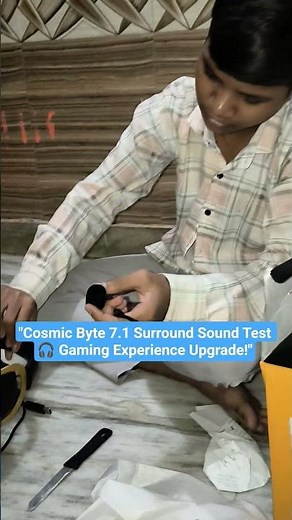 Cosmic Byte 7.1 Surround Sound Test 🎧 Gaming Experience Upgrade!