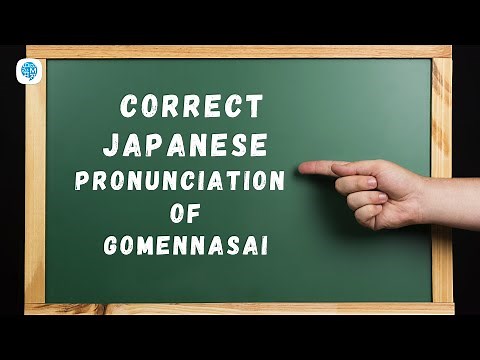 How to pronounce 'gomennasai' (Sorry) in Japanese? | Japanese Pronunciation