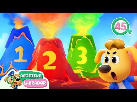 Tower of Numbers 🔢 The Growth Diary of Dododo Detective Labrador 🔍 Children's Cartoons