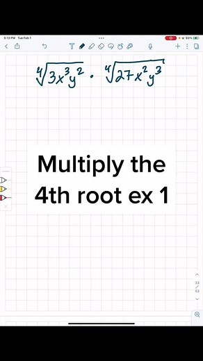 Cuarta raíz de radicales en álgebra