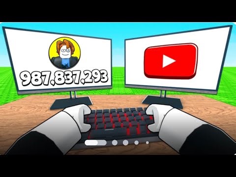 Playing Roblox Youtuber Simulator! (Unedited version)