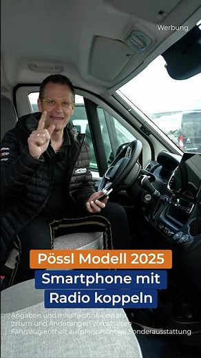 Connecting your smartphone - step by step - Pössl model year 2025