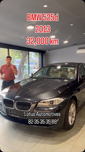 Lotus Automotives on Instagram: "(SOLD) Please call on 8235353588 🏭 *Make :-* BMW 🚘 *Model :-* 525d 🗓️ *Registration :-* 2013 🚘 *Version :-* Luxury Line ⛽ *Fuel :-* Diesel 🎨 *Colour :-* Gray 👤 *Owner :-* 1st 📃 *Insurance :-* Comprehensive 🎰 *Km. :- 32,000 only ✒️ *Remark :-* Sunroof, BMW Adaptive Lights , Electronic Parking Break... Address - SHOP NO.2-3,Darshan Apartment, Opp Shivam Flat, Near HP Petrol, Rajesh Tower Road Harinagar