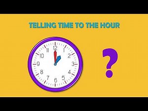 How to Read Time | Telling Time to the Hour | Easiest Way to Tell Time⏰