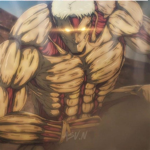 Jaw Titan steps in to save Reiner's Armored Titan 👹👹 Attack on Titan #titan #anime