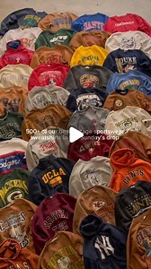 Springy on Instagram: "The closet staple— a vintage sports sweatshirt. Shop these & hundreds more in this week’s vintage drop— don’t miss the best curation of athletic sweatshirts we’ve ever had. What schools/teams do you want to see Sunday?👀 Ask us any size questions below! We can’t wait to see how you guys style your fall fits with these🤎"