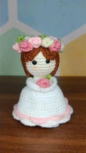Magical Reversible Crochet Flower Bouquet Doll 🌸 #crochet #amigurumi #diy #handmade
