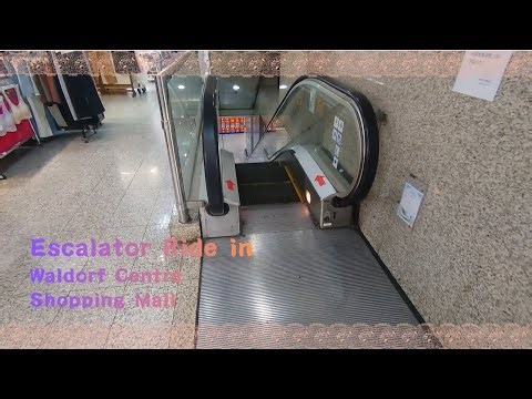 4 Escalator Views in HK Waldorf Centre Shopping Mall: Downward to Upward Multi-Ride Tour Adventure