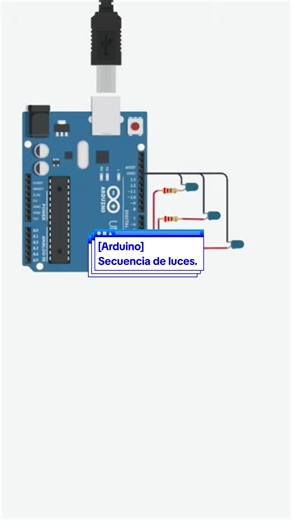 Secuencia de luces con Arduino para niños
