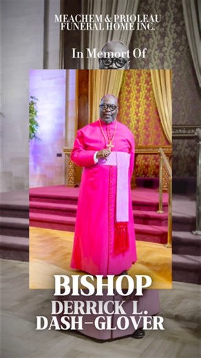 We send our condolences to the family of Bishop Derrick L. Dash-Glover. Such a wonderful and honorable life lived. ✨🕊️Meachem & Prioleau Funeral Home. Inc.#serving #philly #bishopDerrick #church | Meachem & Prioleau Funeral Home, Inc.