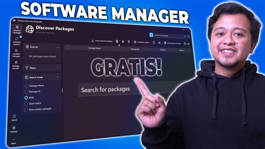 APLIKASI WAJIB USER WINDOWS! Software Manager GRATIS UniGetUI