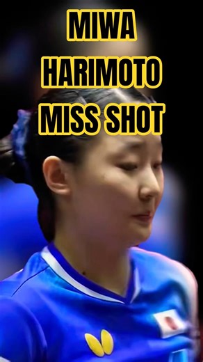 Miwa Harimoto vs Satsuki Odo Women Single Table Tennis Miss Shot #wtt