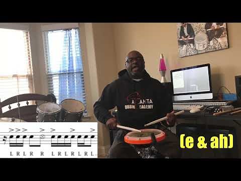 Intermediate / Advanced Snare Drum Solo 16th Notes