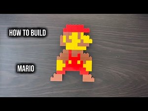 How to build Super Mario in Lego Pixel