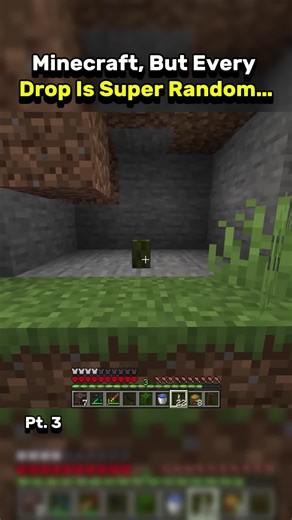 Minecraft Drops Are Super Random in Part 3 Gameplay