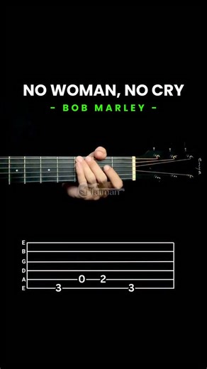 Bob Marley - No Woman, No Cry #guitartabs | ShifaIman