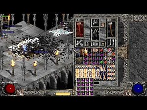 Diablo 2 PD2 Opening map with "Corpsemourn" ornate armor