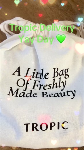 My favourite kind of day! It’s Tropic Delivery Day! Sales savings, free goodies and skincare top ups this week 💚 #deliveryday #tropic #skincare #naturalskin #fresh