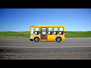 Free School Bus Green Screen Animation Video - No Copyright