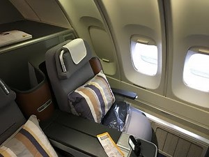 Lufthansa 747-400 Business Class, Seattle to Frankfurt
