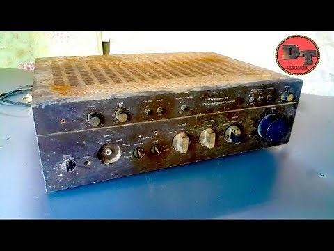 Restoration amplifier technics SU-8075 | Restore classic brand amplifier of Panasonic