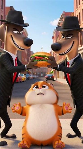 Tigger Tummy Cat Gets Robbed in the USA… What Happens Next Shocked Everyone 🐱🍔 #ai #funny #cartoon