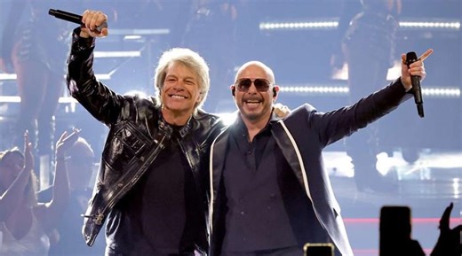 Pitbull, Jon Bon Jovi perform latest track at 2024 Latin Grammy Awards
