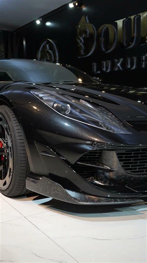 Perfect Blend Of Elegance And Pure Power | The Ferrari 812 GTS 8XX Onyx From Dourado Luxury Cars