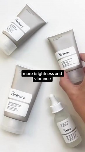 A routine that hydrates and brightens. Use these four products together for smoother, more radiant skin ✨ #theordinary #theordinarystore #skintok