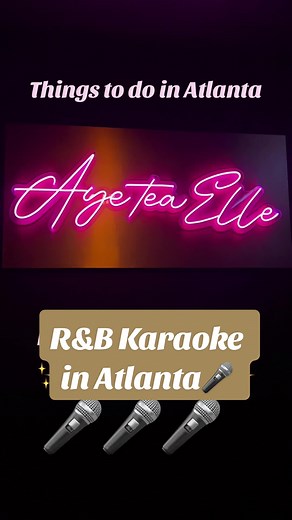 LIT R&B KARAOKE!!! ✨🎤🙌🏾 ATLANTA!!! Unleash your inner superstar & join me next Friday, Jan 12th for a great karaoke vibe on the Southside!!!! We'll be doing $10 flavored lemon drops for my homegirls and homebodys! (JAN 12th ONLY) Aye Tea Elle has some great drinks, tapas and plates for you all! Make sure you save & share because R&B Karaoke is every FRIDAY!!! #thingstodoinatlanta #atlanta #events #fyp #rnbkaraoke #karaoke #atlantablogger #atlevents #blackowned