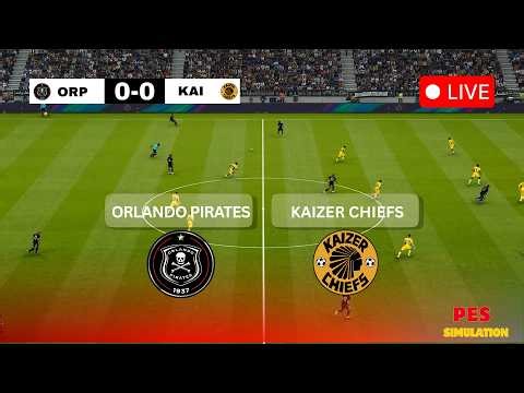 🔴 Orlando Pirates vs Kaizer Chiefs | Betway Premiership 2025/26 | eFootball PES 2021 Simulation