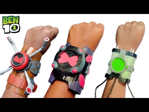 Make 3 ben 10 omnitrix/Antitrix/Chaquetrix/Carnitrix/very easy to make