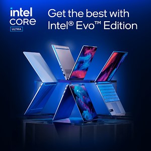 Intel® Evo™ Laptops powered by Intel® Core™ Ultra processors are engineered to do it all! Discover the big-brand range in store or online today. Intel, the Intel logo, Intel Evo, and Intel Core are trademarks of Intel Corporation or its subsidiaries. *AI features may require software purchase, subscription or enablement by a software or platform provider, or may have specific configuration or compatibility requirements. Details at www.intel.com/PerformanceIndex. Results may vary. ^Intel® Unison™