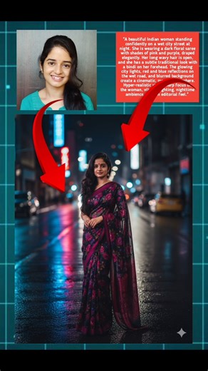 New Trending 🎉 Gemini Ai Photo Prompt #shorts #gemini #short #ai