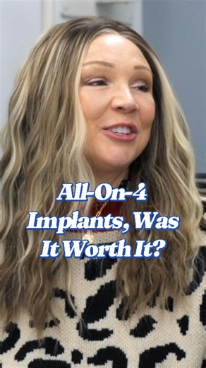 4 comments | Meet Michelle! She just got her All-on-4 dental...