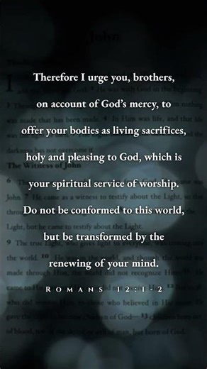 A Living Sacrifice | Romans 12:1-2