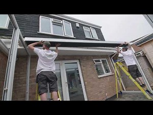 Positioning a box gutter and fixing ring - White Roof 2 | ConservatoryLand