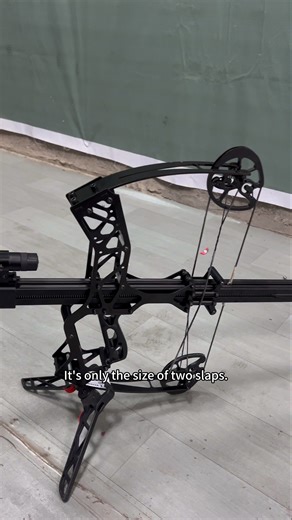 A composite bow capable of launching steel balls and shooting arrows #compound bow