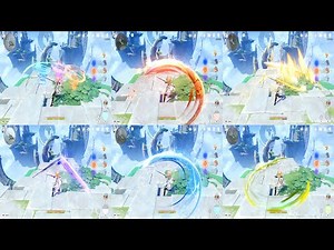 Traveler New 6.3 Buff : Charged Atk with 7 Elemental Showcase | 6-Star Rolex Effect Skin