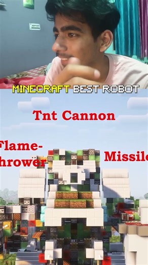 Minecraft best robot 🤖 #shorts #minecraft #gaming