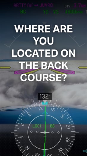 boldmethod on Instagram: "Where are you located on this back course approach? #flighttraining #learntofly #studentpilot #privatepilot #aviation #instrumentpilot #pilottraining"
