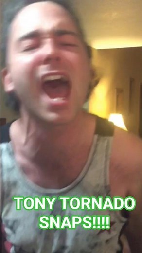 TONY TORNADO SNAPS! #tonytornado #comedy #comedyshorts #funny #yelling #ragequit #rage #screaming