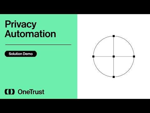 OneTrust Privacy Automation solution demo