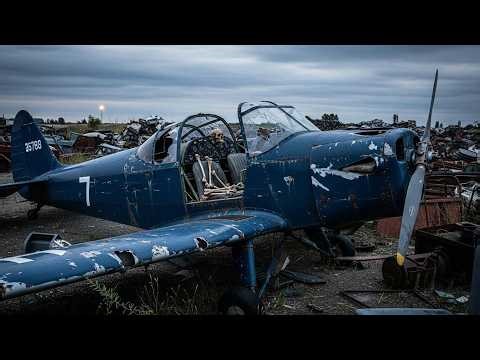 From Abandoned Junkyard Relic to Flying WWII Trainer: Fairchild PT-19 Restoration ✈️