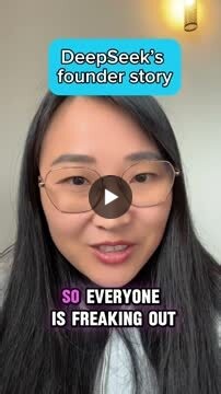 Liang Wenfeng: the founder behind DeepSeek: the AI company that shocked the industry with their super cheap model on par with GPT o1.- he’s a quant trader, not from big tech- didn’t take outside… | Nancy Zheng | 25 comments
